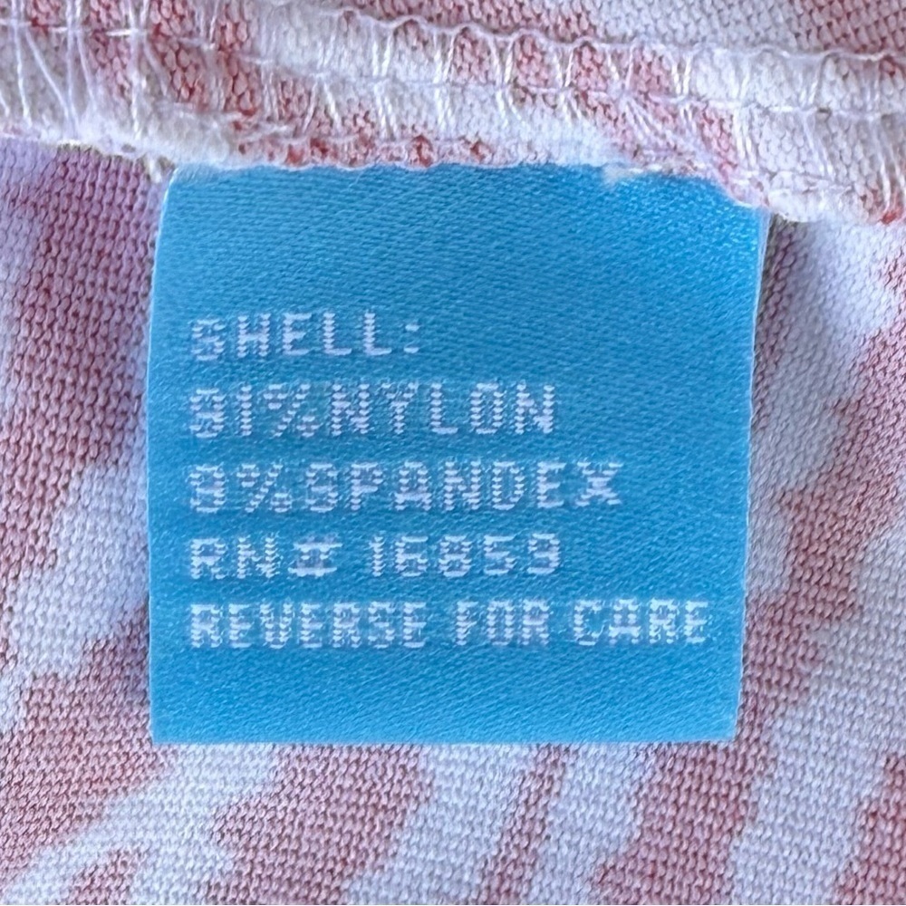 J. Mclaughlin Patterned Ruched Red White Sleevele… - image 8